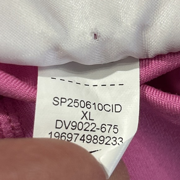 Nike Women's ONE 7'' High-Rise Gym/Yoga/Biker Shorts Size XL Pink DV9022-675 EC - Picture 7 of 8